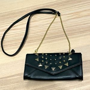 Forever 21 Studded Black Crossbody Purse